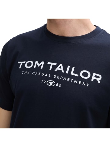 Tom Tailor T-Shirt 1er Pack in Blau