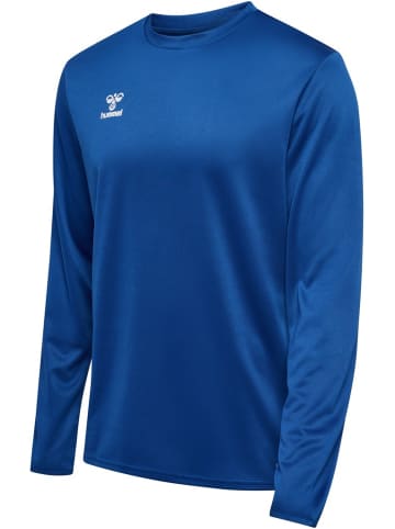Hummel Hoodie "Hmlessential Sweatshirt" in Blau