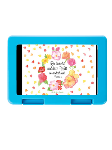 Mr. & Mrs. Panda Bento Box Du Lächelst mit Spruch in Bunt