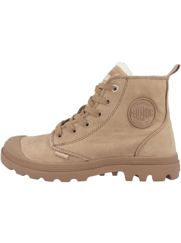 Palladium Schnürboots Pampa Hi Zip Wool in hellbraun