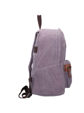 Greenburry Vintage Hemp Rucksack 36 cm in light grey