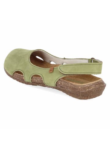 El Naturalista Sandalette in green