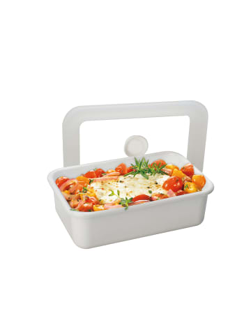 Honey Ware HONEYWARE | Emailledosen, VAKUUM, weiß, 740 ML