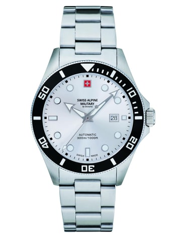 Swiss Alpine Military by Grovana Automatikuhr für Herren in silber