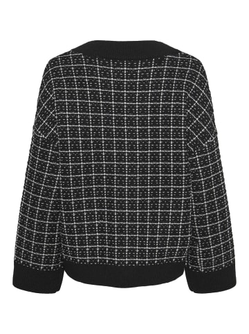 Pieces Strickjacke in Black