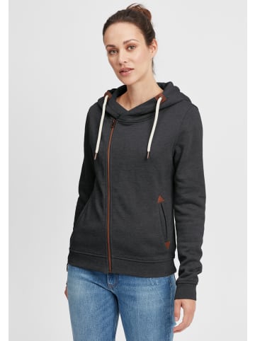 Oxmo Kapuzensweatjacke OXVicky Sweat Zip-Hoodie in Grau