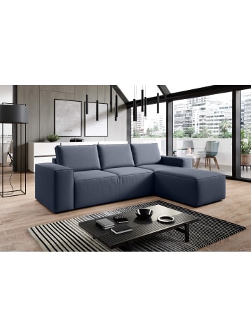 MF Design Rush Recamiere Rechts in Marineblau -  (L) 302 x (B) 302 x (H) 95 cm
