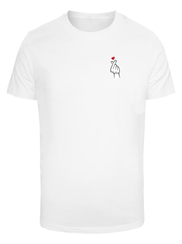 Mister Tee Mister Tee Herren Love Sign Tee 2.0 in white