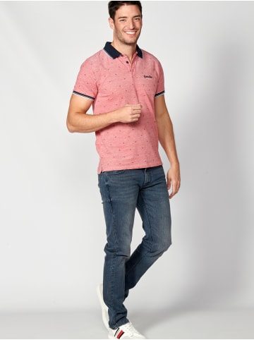 KOROSHI Kurzarm-Polo in rot