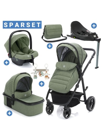 fillikid 4-1 Kombi-Kinderwagen-Set Fill Jaguar mit in gruen,schwarz