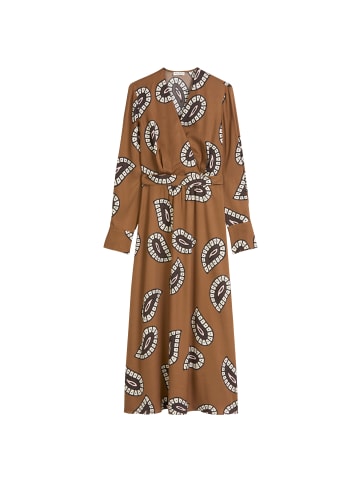 Marc O'Polo Wickelkleid A-Shape in Dark Beige