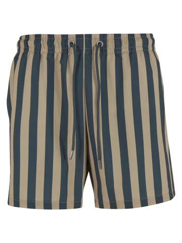 Urban Classics Beachwear - Bottom in bottlegreen/unionbeige