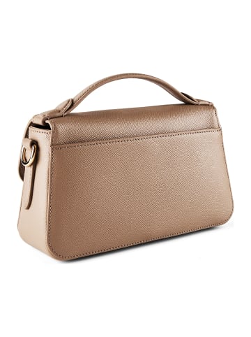 Lacoste Champs Elysees Handtasche Leder 24 cm taupe