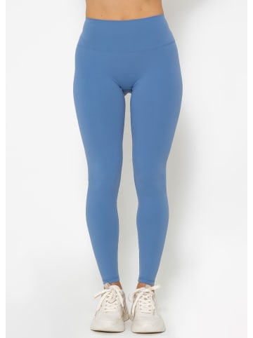 SASSYCLASSY High Waist Sportleggings in Blau