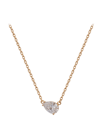 faina Women Necklace in Rose Gold White