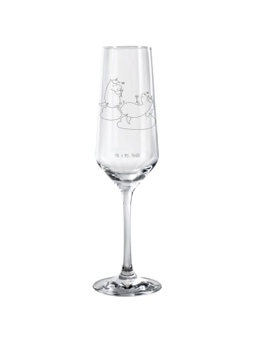 Mr. & Mrs. Panda Sektglas Einhorn Sekt ohne Spruch in Transparent
