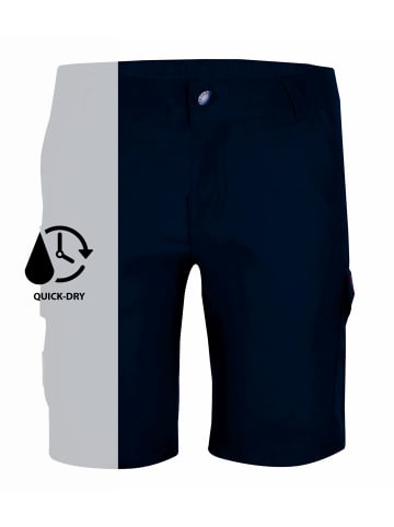 Trollkids Shorts "Hammerfest" in Marineblau / Orange