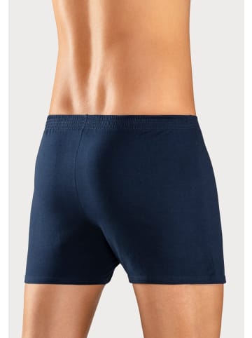 H.I.S Weiter Boxer in navy-grau-meliert