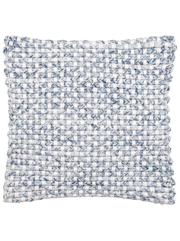 Greengate Kissen BRAIDED Hellblau Geflochten 50x50