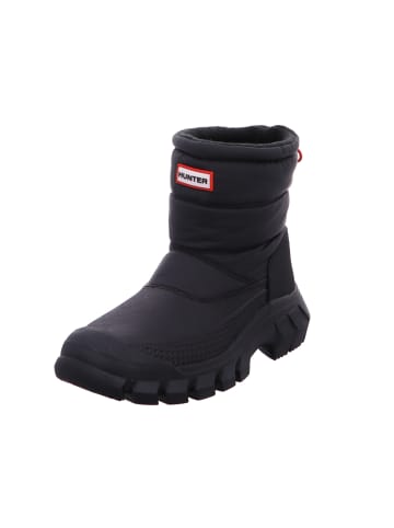 Hunter Schnürschuh in schwarz