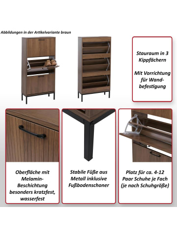 MCW Schuhkipper P48, Walnuss-Optik