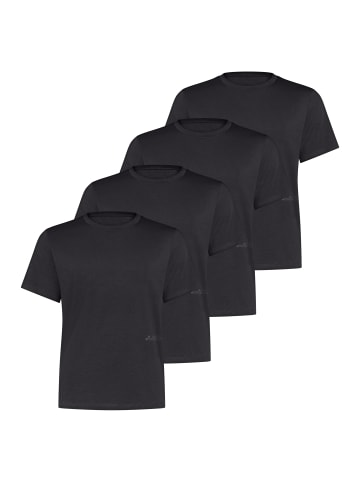 Sloggi Unterhemd / Shirt Kurzarm SLG Base in Schwarz