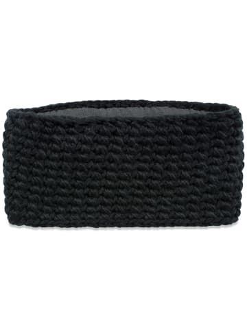 styleBREAKER Gehäkeltes Stirnband in Schwarz