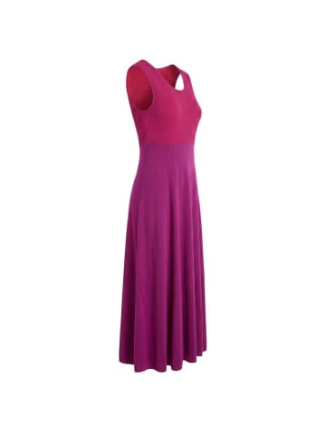 Malo Lila Seide Damen Kleid
