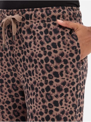 Marie Lund Hose in taupe schwarz