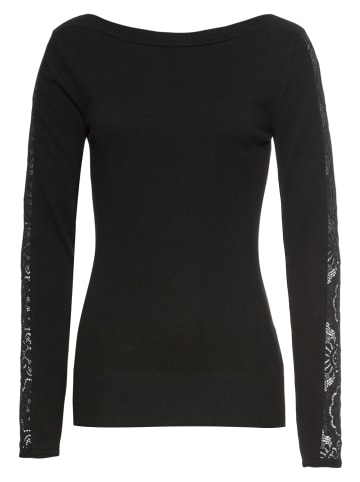 Melrose Strickpullover in schwarz