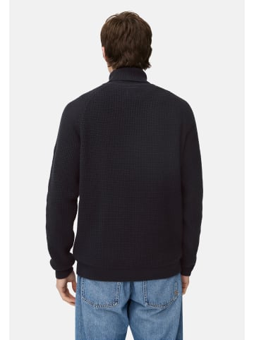 Camel Active Strickpullover mit Stehkragen in Navyblau