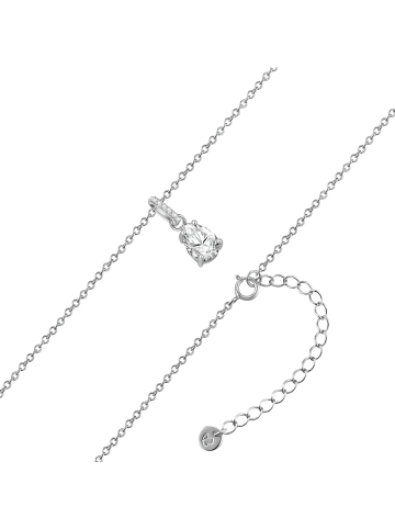 Glanzstücke München Kette aus Sterling Silber mit Zirkonia in silber