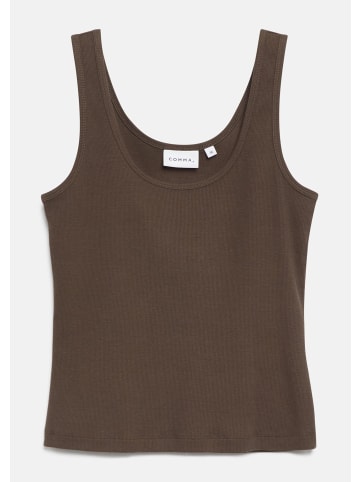 comma T-Shirt  in  8943_dunkelbraun