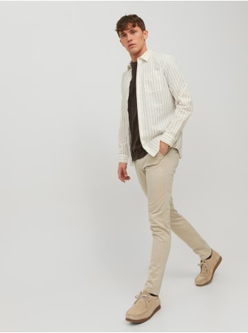 Jack & Jones Chino Hose Stretch Pants Slim Fit JPSTMARCO JJBOWIE in Beige