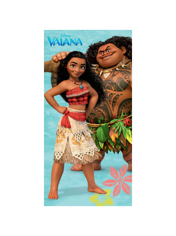 Disney Disney Vaiana Strandtuch Badetuch 70×140 cm Baumwolle in Mehrfarbig