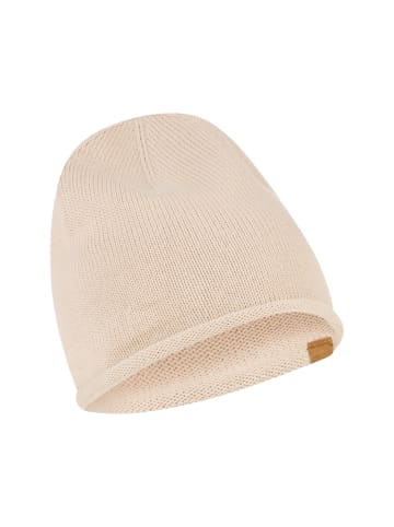 Camel Active Beanie aus reiner Baumwolle in Karamell