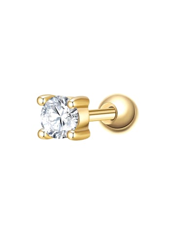 Glanzstücke München Ohrringe aus Sterling Silber mit Zirkonia in gelbgold