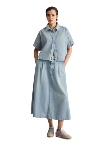 Marc O'Polo DENIM Jeansbluse relaxed in Light Blue