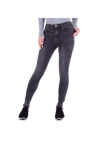 Ital-Design Jeans in Dunkelgrau
