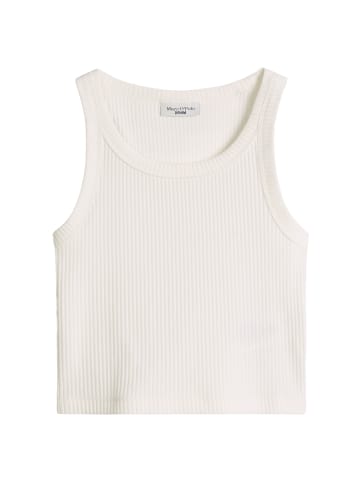 Marc O'Polo DENIM Ripp-Top slim cropped in Silky White