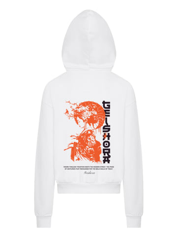 F4NT4STIC Ultra Heavy Hoodie Geishora Japan Streetstyle in weiß