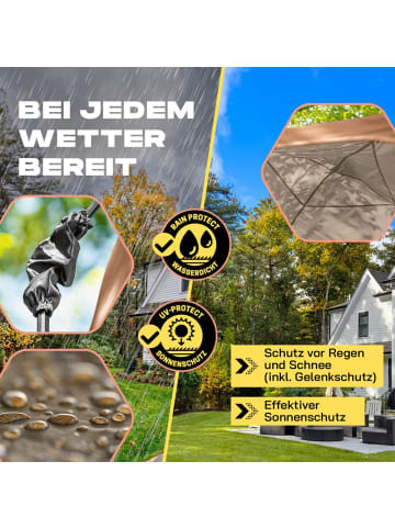 Where Tomorrow Pop Up Pavillon Kamelbraun  Braun