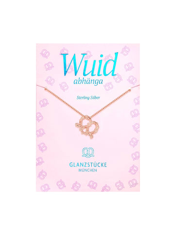 Glanzstücke München Kette Herz-Breze aus Sterling Silber in roségold