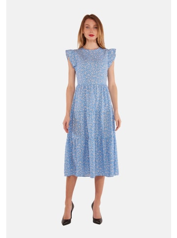 TOOCHE Kleid "Blümchen" in blau