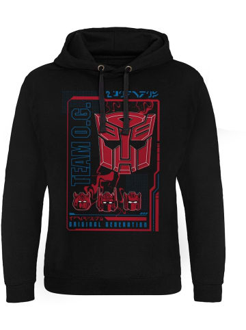 Transformers Hoodie in Schwarz