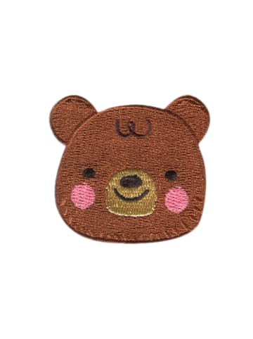Catch the Patch Teddybär TierApplikation Bügelbild inBraun