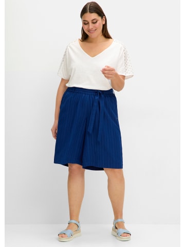 sheego Kurzarmshirt in ecru