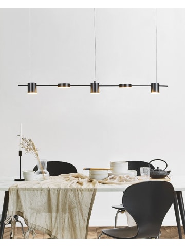 Beliani Pendelleuchten SESTRA in Schwarz - (W) 120 x (H) 120 x (L) 10 cm