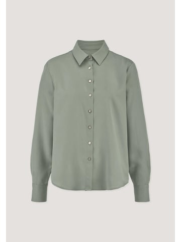 Hessnatur Bluse in mattgrün