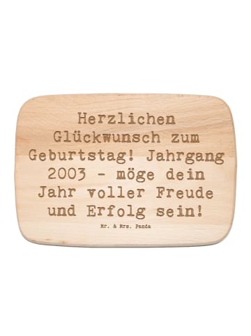 Mr. & Mrs. Panda Holzbrett Spruch 2003 Geburtstag mit Spruch in Transparent